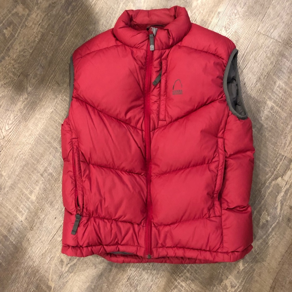 EUC / Sierra Designs Down Puffy Vest / small